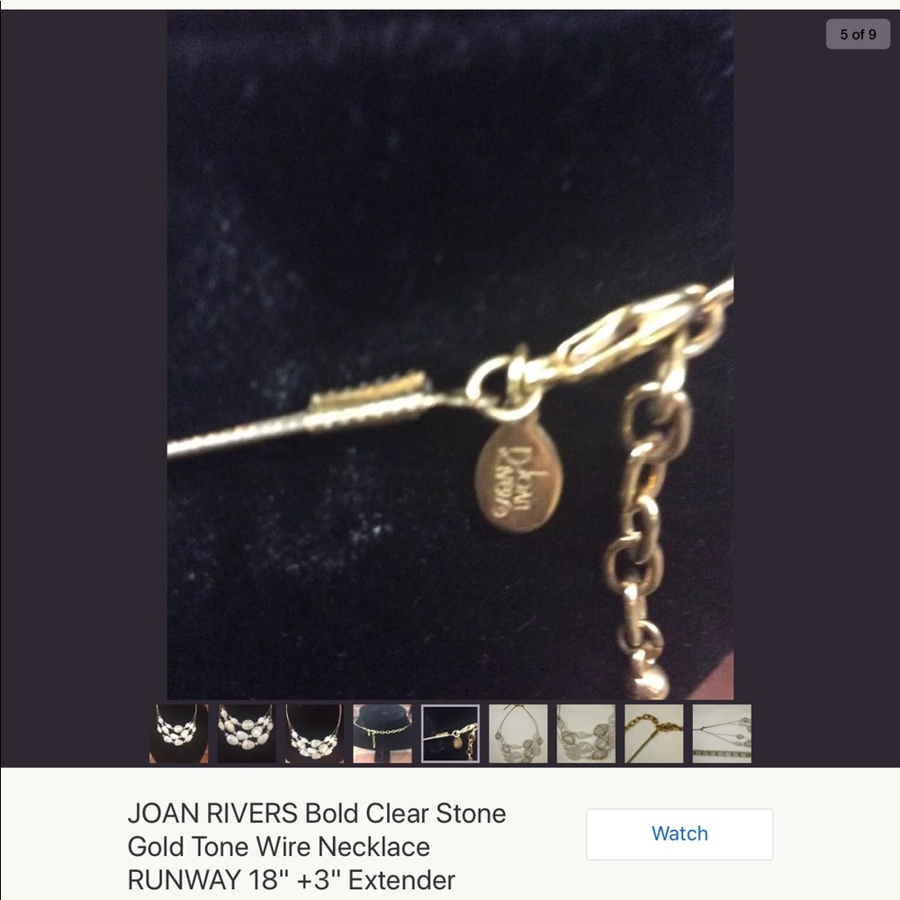 Joan Rivers Goldtone Multi Strand Cable Necklace - Picture 5 of 5